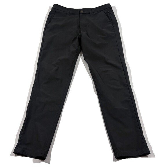 Lululemon Mens Commission Chino Pant Slim 30" Warpstreme LM5975S Navy Sz 32 - Picture 1 of 9